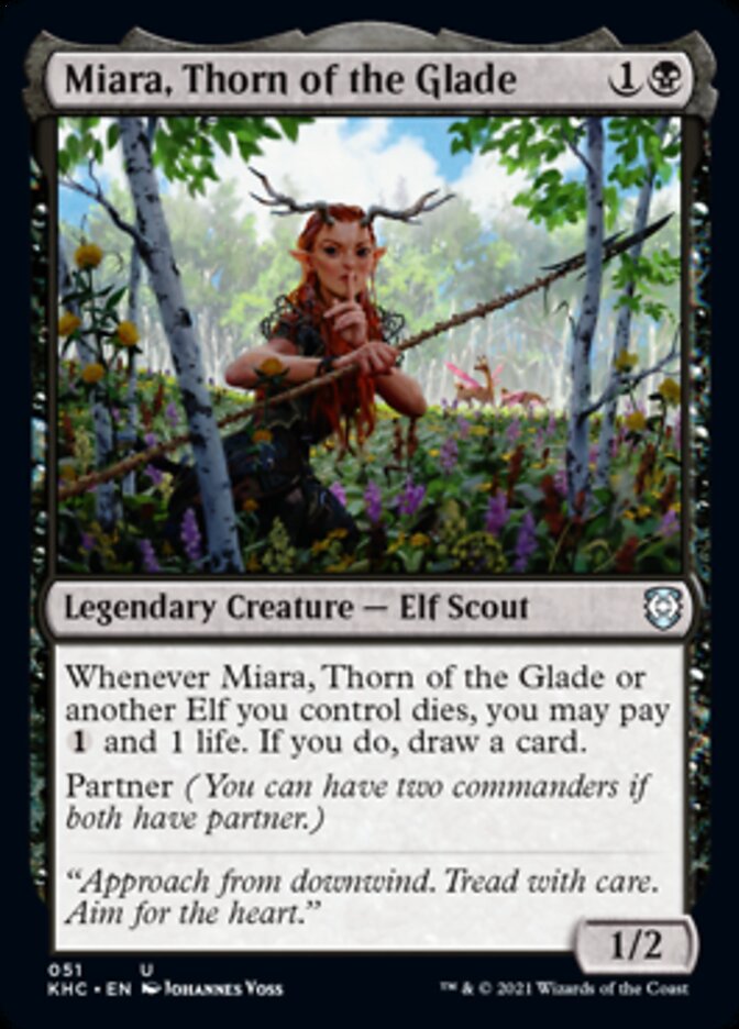 Miara, Thorn of the Glade [Kaldheim Commander] | Tables and Towers