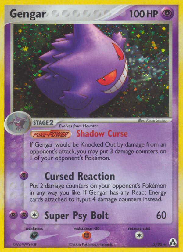 Gengar (5/92) [EX: Legend Maker] | Tables and Towers