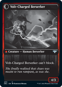 Voltaic Visionary // Volt-Charged Berserker [Innistrad: Double Feature] | Tables and Towers