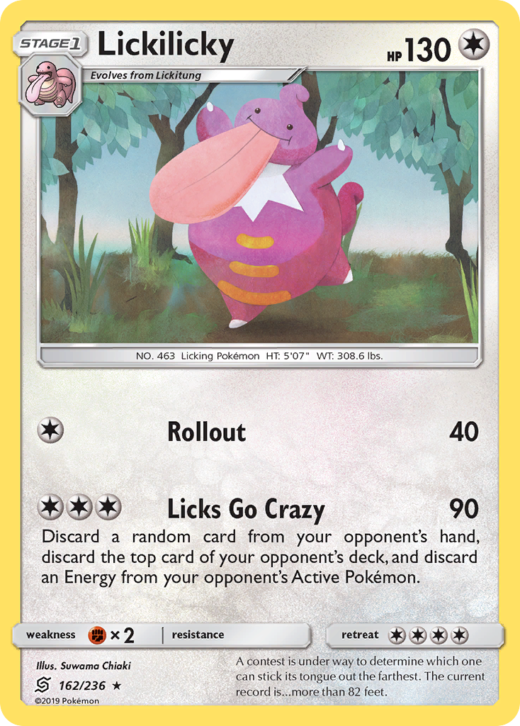 Lickilicky (162/236) [Sun & Moon: Unified Minds] | Tables and Towers