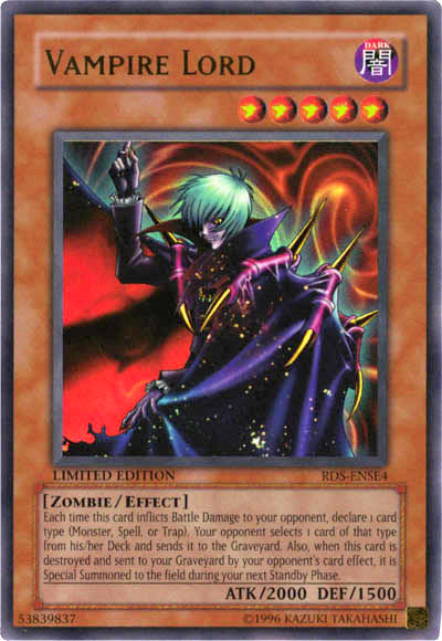 Vampire Lord [RDS-ENSE4] Ultra Rare | Tables and Towers