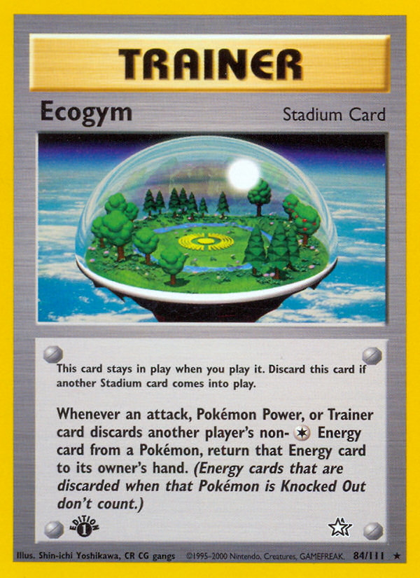 Ecogym (84/111) [Neo Genesis 1st Edition] | Tables and Towers