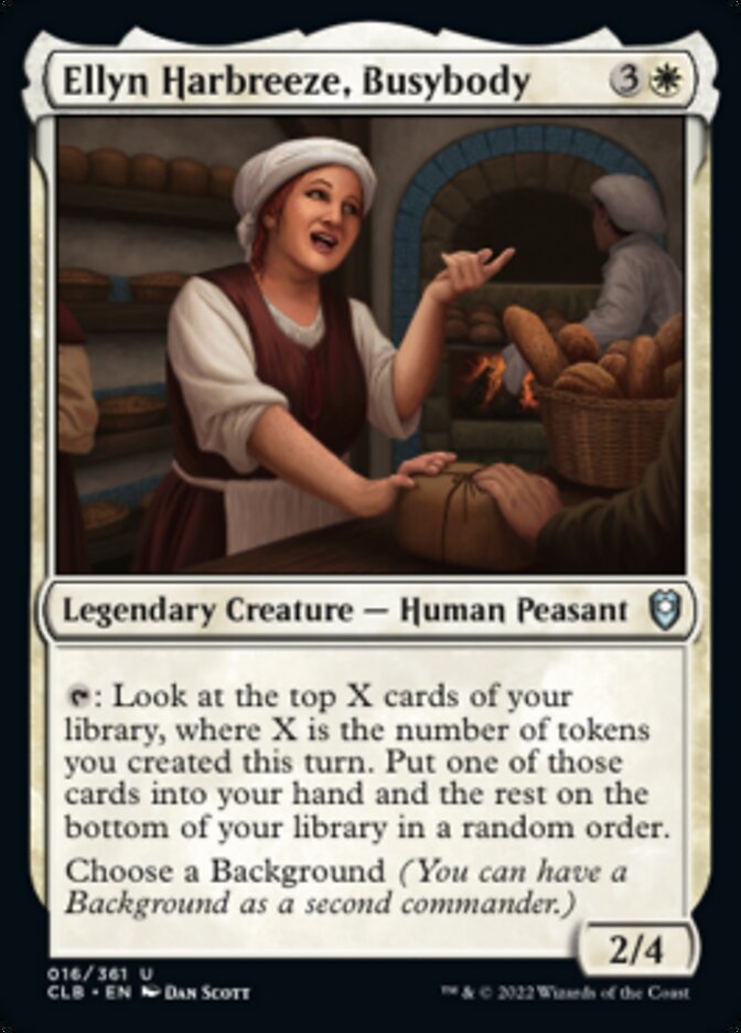 Ellyn Harbreeze, Busybody [Commander Legends: Battle for Baldur's Gate] | Tables and Towers