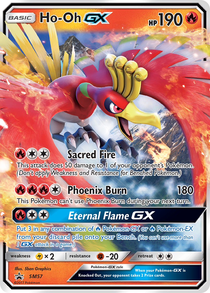 Ho-Oh GX (SM57) [Sun & Moon: Black Star Promos] | Tables and Towers