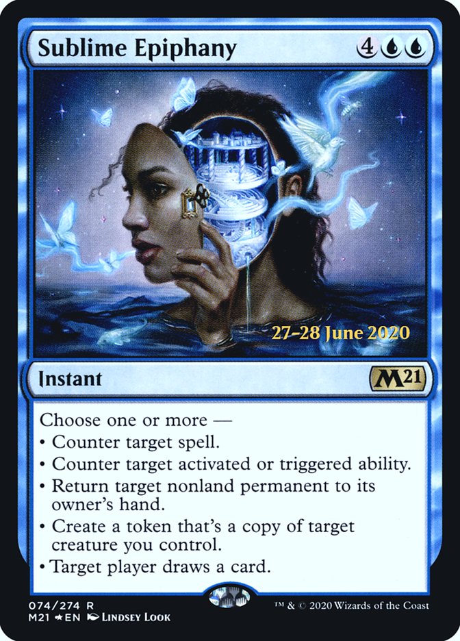 Sublime Epiphany [Core Set 2021 Prerelease Promos] | Tables and Towers