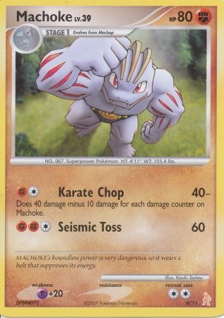 Machoke (4/11) [Diamond & Pearl: Trainer Kit - Lucario] | Tables and Towers