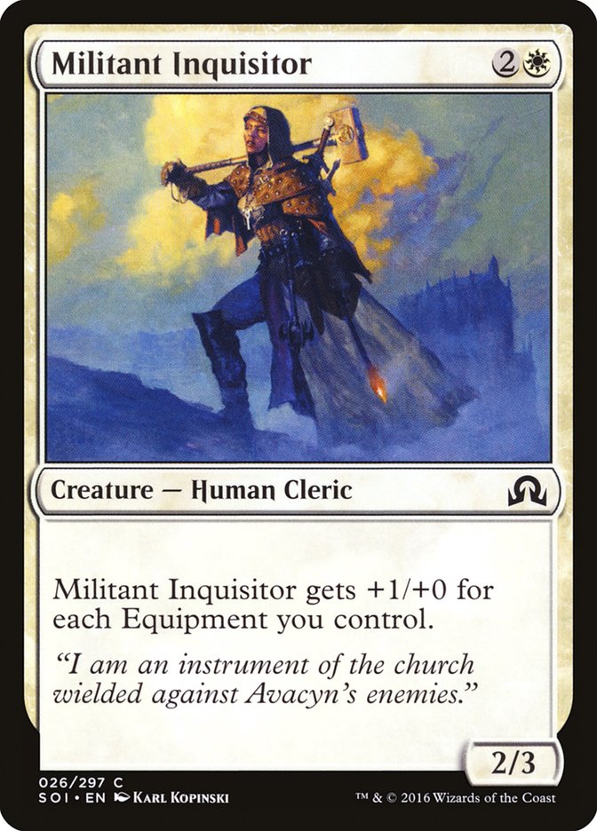 Militant Inquisitor [Shadows over Innistrad] | Tables and Towers