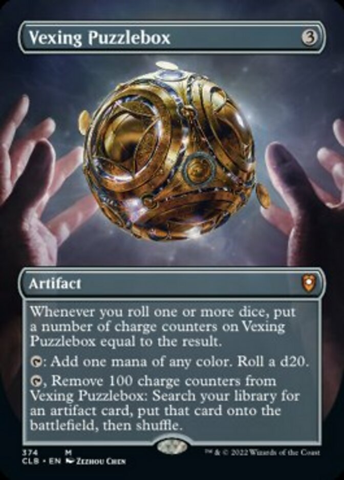 Vexing Puzzlebox (Borderless Alternate Art) [Commander Legends: Battle for Baldur's Gate] | Tables and Towers