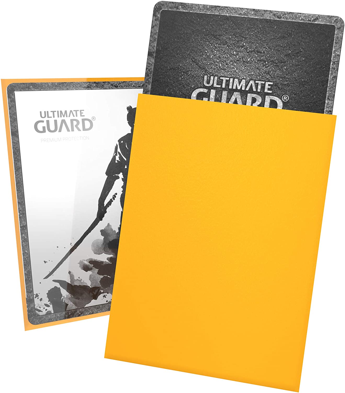 Ultimate Guard Katana Yellow Sleeves 100 count | Tables and Towers