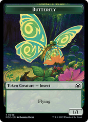 Butterfly // City's Blessing Double-Sided Token [March of the Machine Commander Tokens] | Tables and Towers