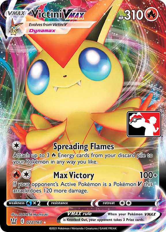 Victini VMAX (022/163) [Prize Pack Series One] | Tables and Towers