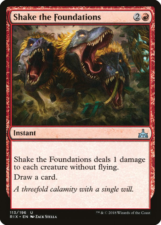 Shake the Foundations [Rivals of Ixalan] | Tables and Towers