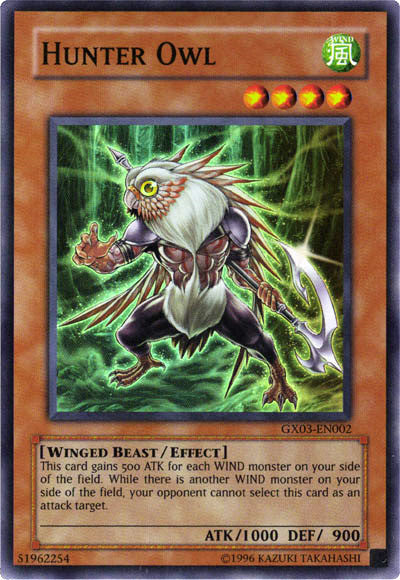 Hunter Owl [GX03-EN002] Super Rare | Tables and Towers