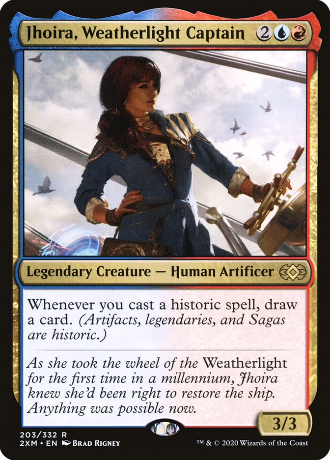 Jhoira, Weatherlight Captain [Double Masters] | Tables and Towers