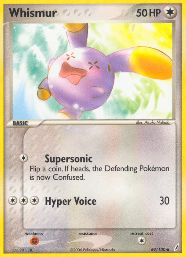 Whismur (69/100) [EX: Crystal Guardians] | Tables and Towers