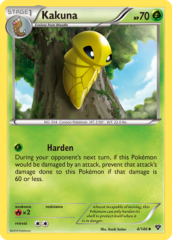 Kakuna (4/146) [XY: Base Set] | Tables and Towers