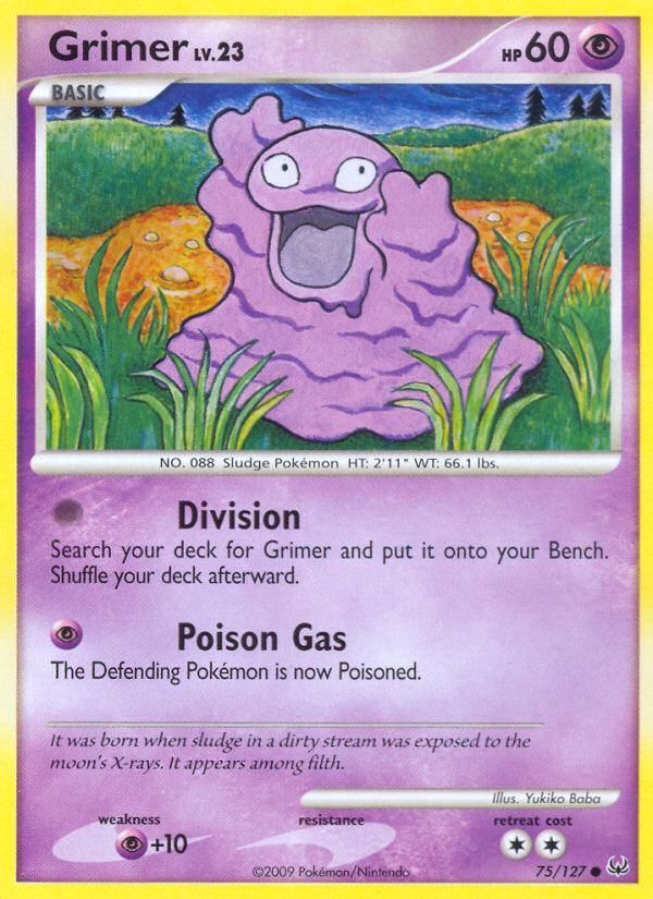 Grimer (75/127) [Platinum: Base Set] | Tables and Towers