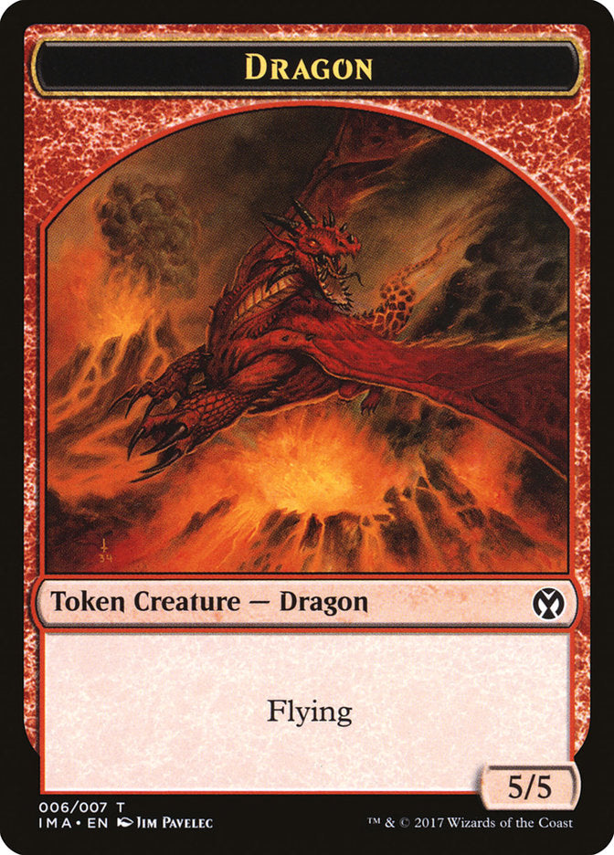 Dragon Token (006/007) [Iconic Masters Tokens] | Tables and Towers