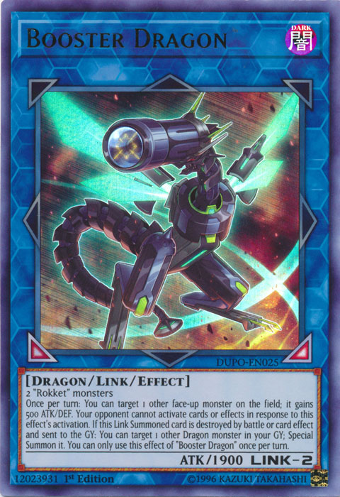 Booster Dragon [DUPO-EN025] Ultra Rare | Tables and Towers