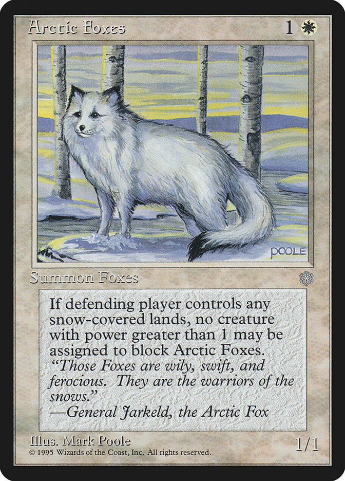 Arctic Foxes [Ice Age] | Tables and Towers