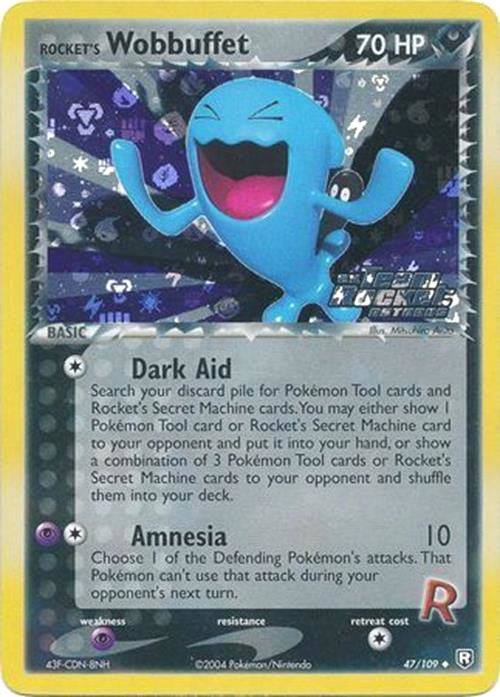 Rocket's Wobbuffet (47/109) (Stamped) [EX: Team Rocket Returns] | Tables and Towers