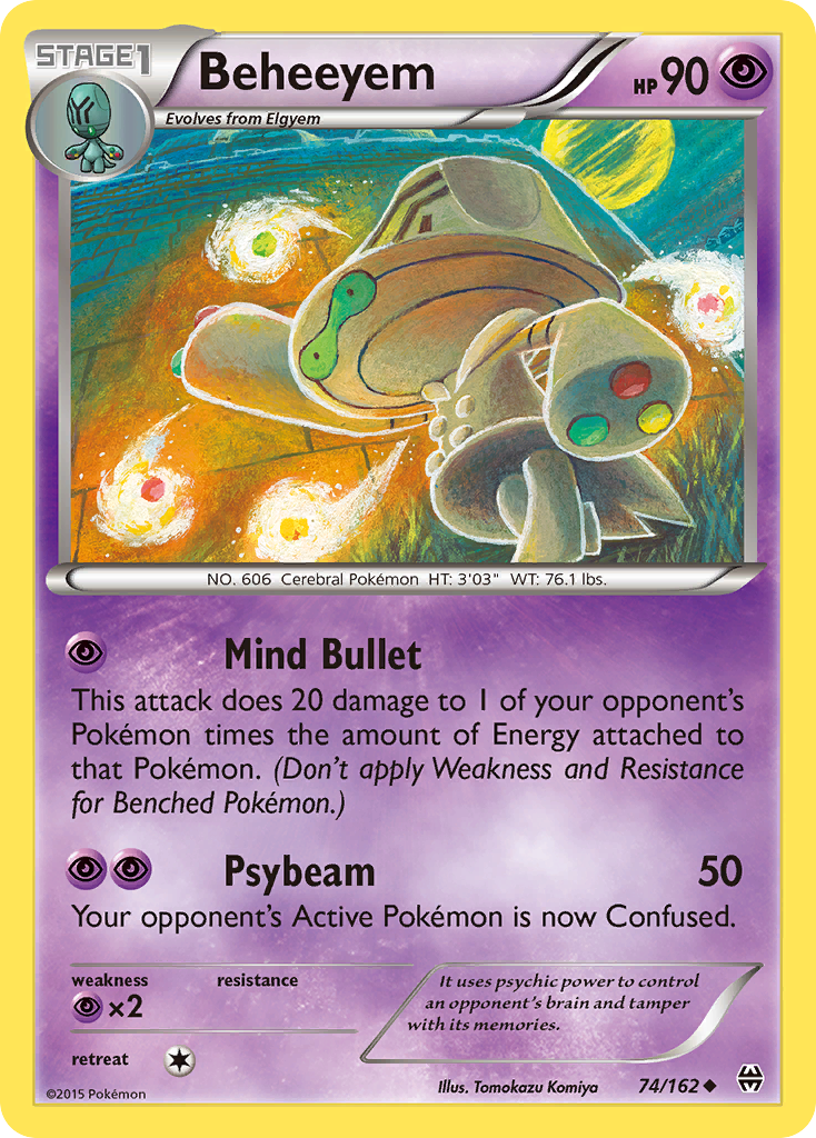 Beheeyem (74/162) [XY: BREAKthrough] | Tables and Towers