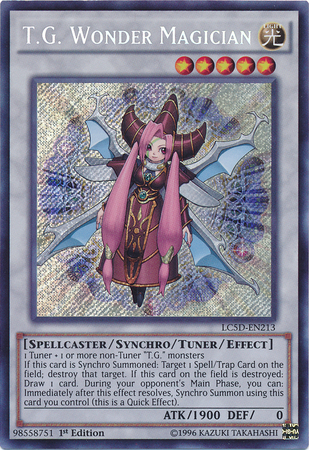 T.G. Wonder Magician [LC5D-EN213] Secret Rare | Tables and Towers