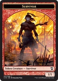 Survivor // Myr (023) Double-Sided Token [Commander 2018 Tokens] | Tables and Towers