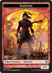 Survivor // Myr (023) Double-Sided Token [Commander 2018 Tokens] | Tables and Towers