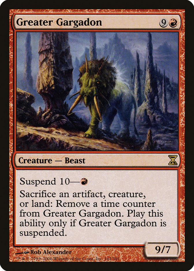 Greater Gargadon [Time Spiral] | Tables and Towers