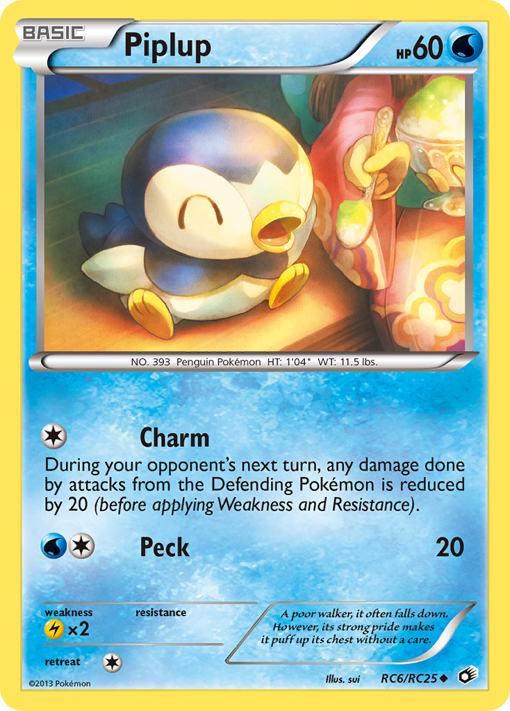 Piplup (RC6/RC25) [Black & White: Legendary Treasures] | Tables and Towers