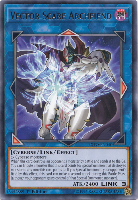 Vector Scare Archfiend [EXFO-EN040] Rare | Tables and Towers