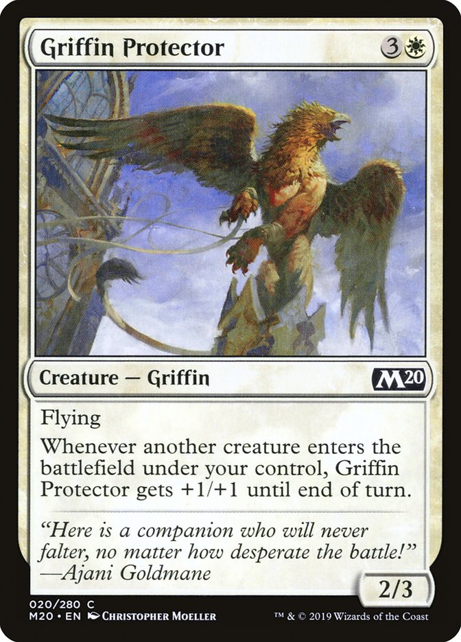 Griffin Protector [Core Set 2020] | Tables and Towers