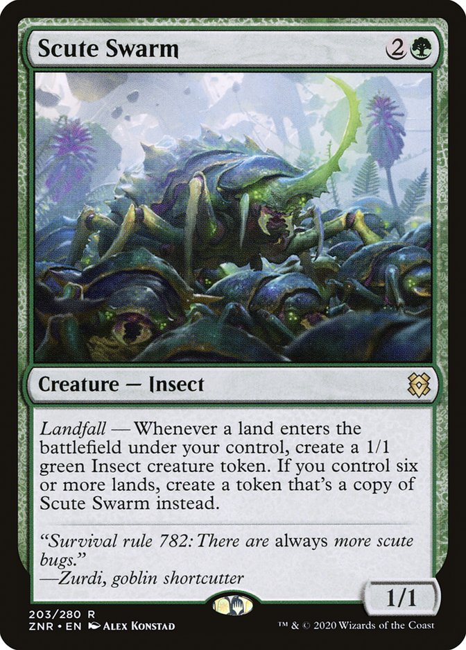 Scute Swarm [Zendikar Rising] | Tables and Towers