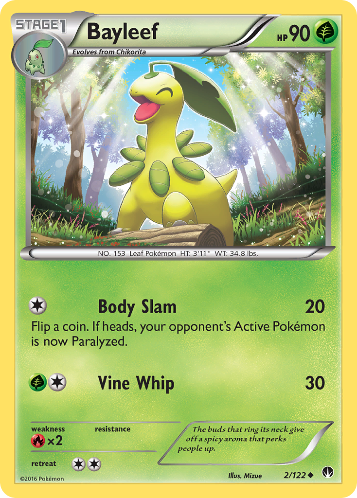 Bayleef (2/122) [XY: BREAKpoint] | Tables and Towers