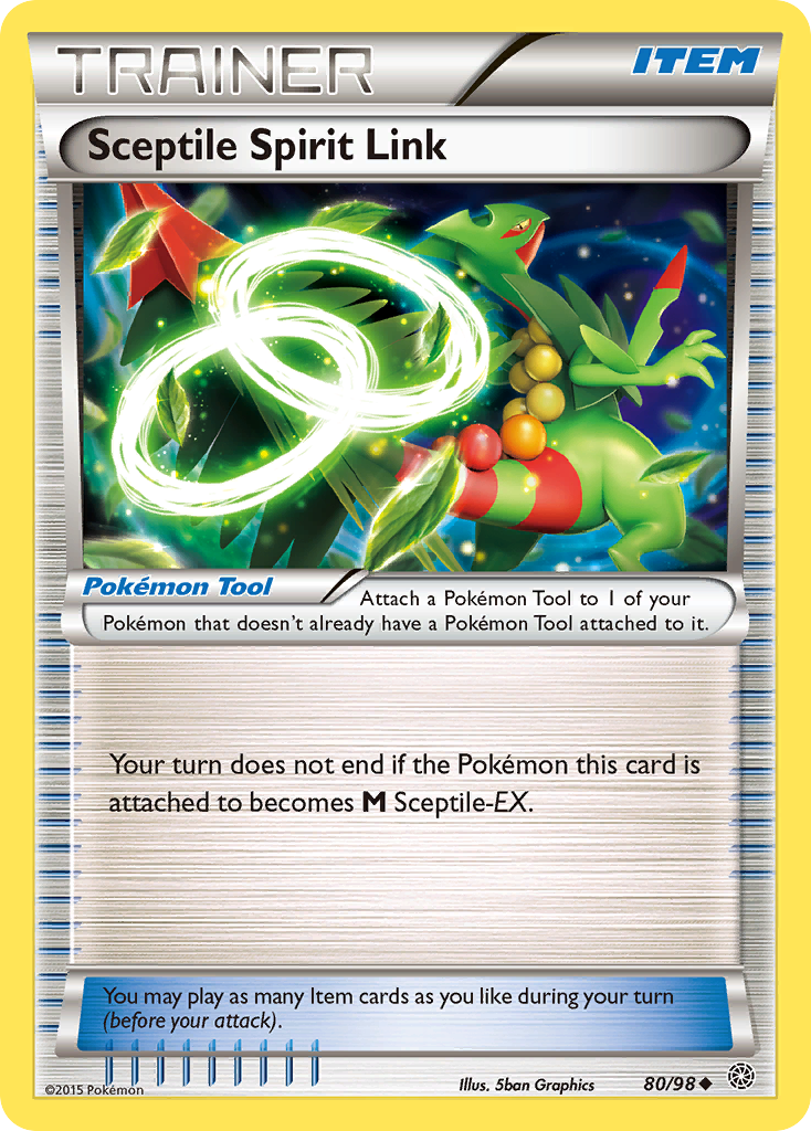 Sceptile Spirit Link (80/98) [XY: Ancient Origins] | Tables and Towers