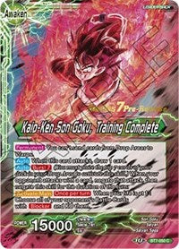 Son Goku // Kaio-Ken Son Goku, Training Complete (BT7-050_PR) [Assault of the Saiyans Prerelease Promos] | Tables and Towers