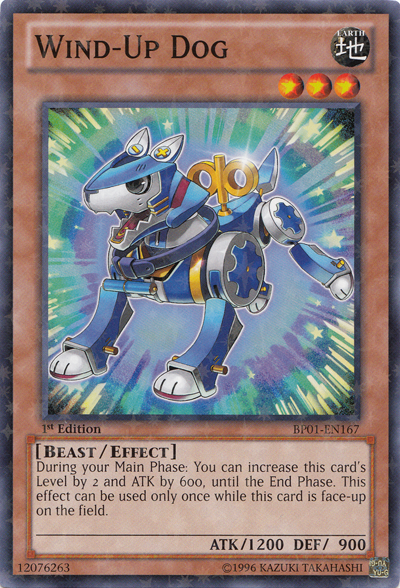 Wind-Up Dog [BP01-EN167] Starfoil Rare | Tables and Towers