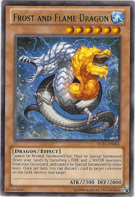 Frost and Flame Dragon (Green) [DL15-EN005] Rare | Tables and Towers