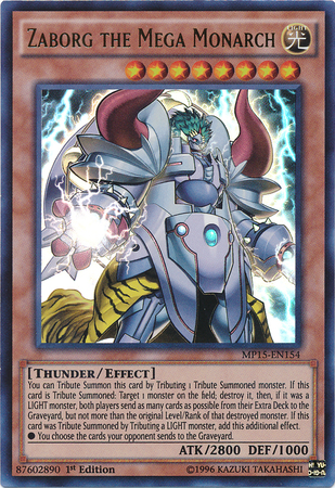 Zaborg the Mega Monarch [MP15-EN154] Ultra Rare | Tables and Towers