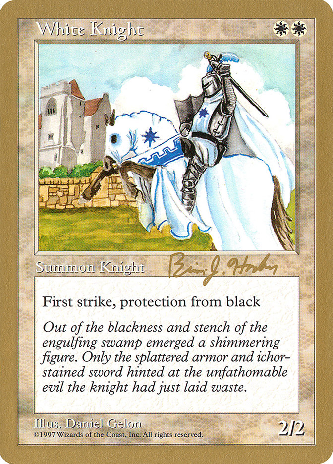 White Knight (Brian Hacker) [World Championship Decks 1998] | Tables and Towers