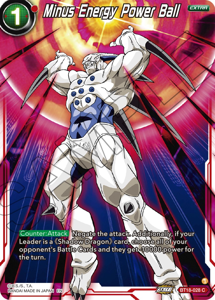 Minus Energy Power Ball (BT18-028) [Dawn of the Z-Legends] | Tables and Towers