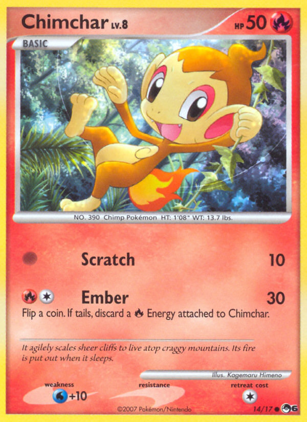 Chimchar (14/17) [POP Series 6] | Tables and Towers