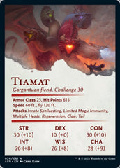 Tiamat Art Card [Dungeons & Dragons: Adventures in the Forgotten Realms Art Series] | Tables and Towers