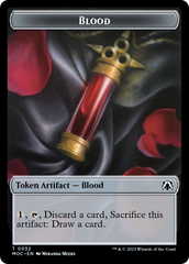 Blood // Shapeshifter Double-Sided Token [March of the Machine Commander Tokens] | Tables and Towers