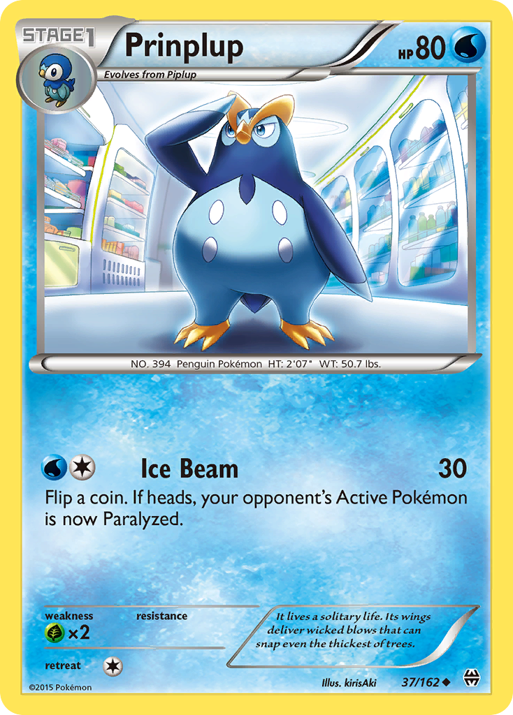 Prinplup (37/162) [XY: BREAKthrough] | Tables and Towers