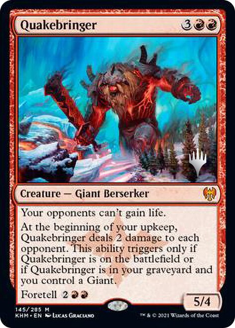 Quakebringer (Promo Pack) [Kaldheim Promos] | Tables and Towers