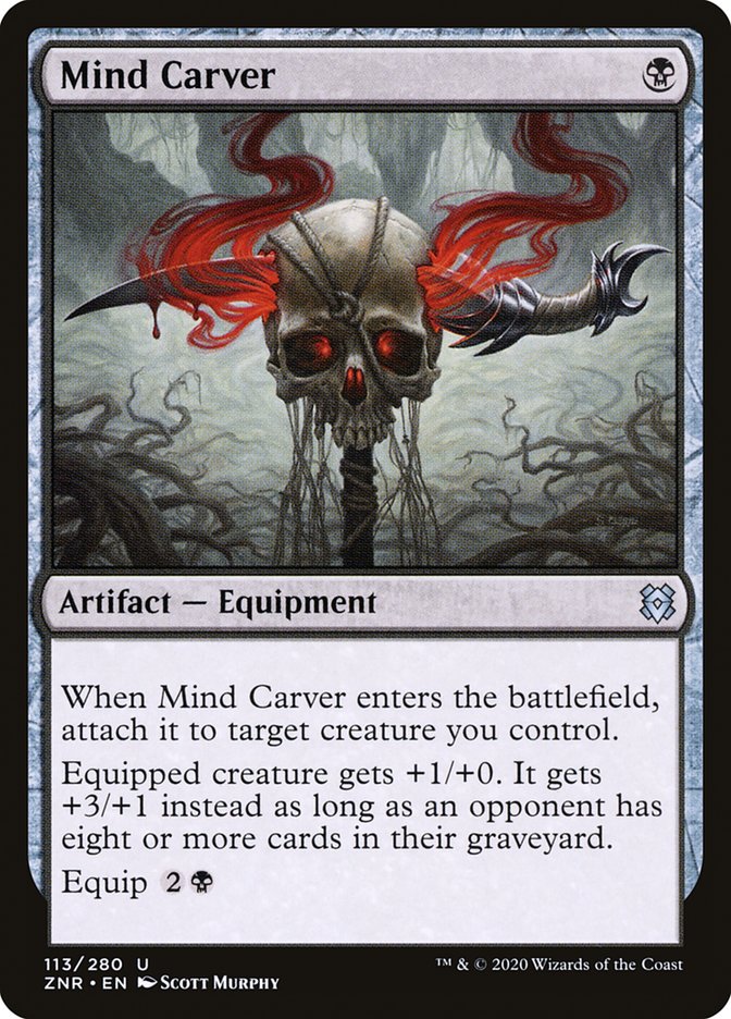 Mind Carver [Zendikar Rising] | Tables and Towers