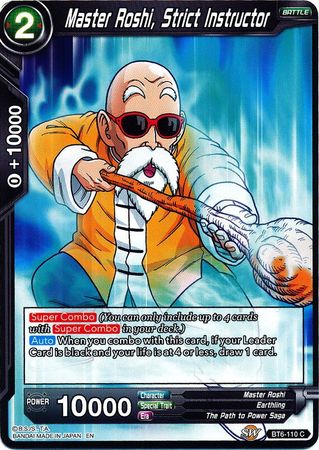 Master Roshi, Strict Instructor (BT6-110) [Destroyer Kings] | Tables and Towers