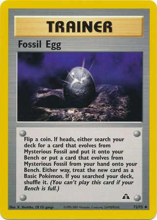 Fossil Egg (72/75) [Neo Discovery Unlimited] | Tables and Towers